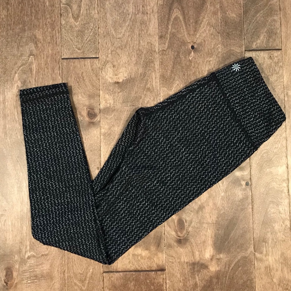 BOGO ATHLETA Chaturanga Heartbeat Tight Black XS